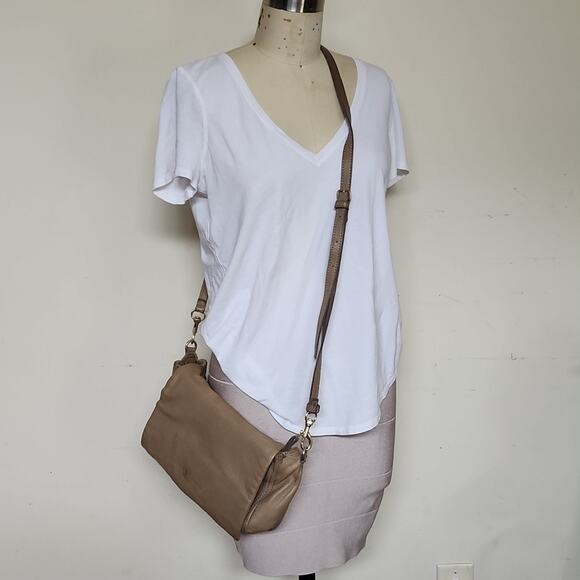 Liebeskind Handbags - Liebeskind Tan Leather Crossbody Bag
